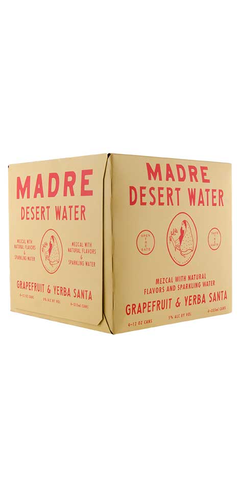 Madre Desert Water Grapefruit & Yerba Santa Mezcal Canned Cocktail 