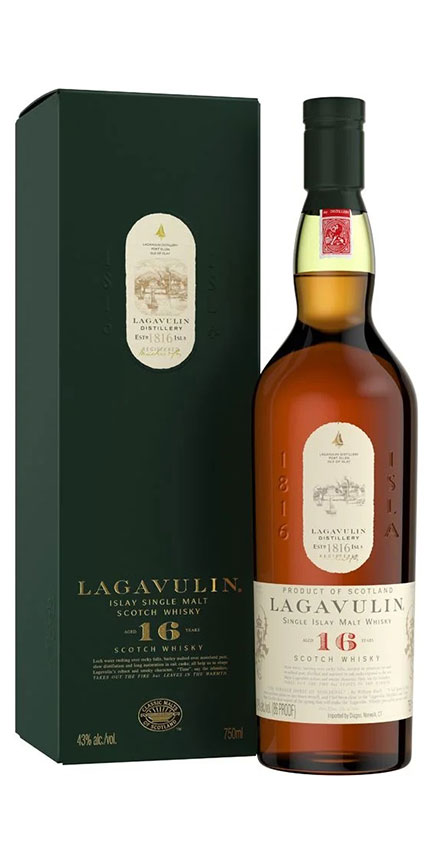 Lagavulin 16yr Islay Single Malt Scotch Whisky                                                      