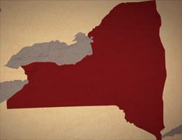 New York State Wine & Spirits Delivery Map