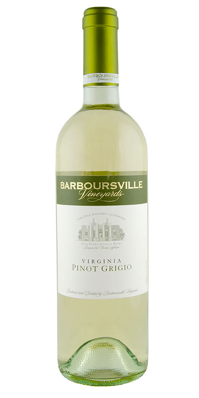 Barboursville Pinot Grigio, Virginia                                                                