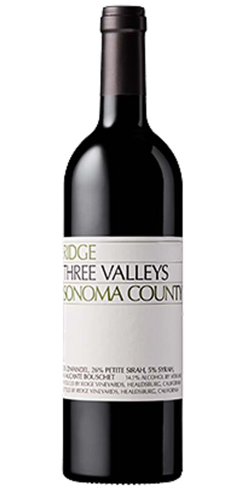 Oxide Forfatning Tvunget Ridge Vineyards "Three Valleys" Red | Astor Wines & Spirits