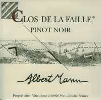 Pinot Noir "Clos de la Faille," Albert Mann
