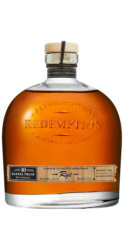Redemption 10yr Barrel Proof Rye Whiskey 