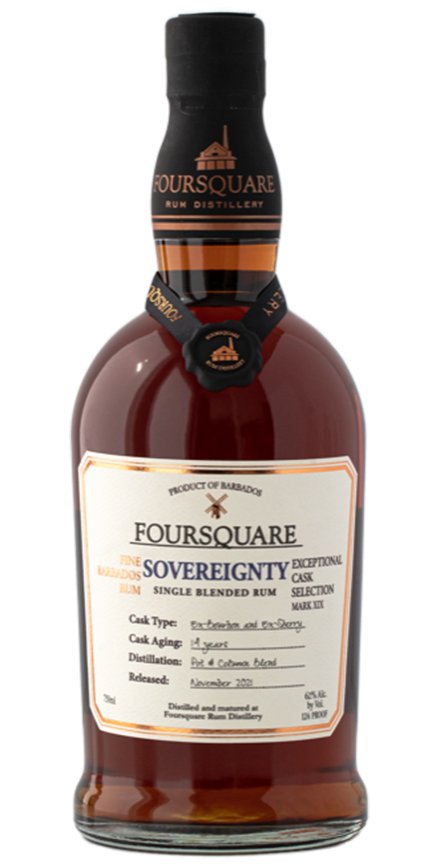 Foursquare Sovereignty 14yr Exceptional Cask Selection Barbados Rum