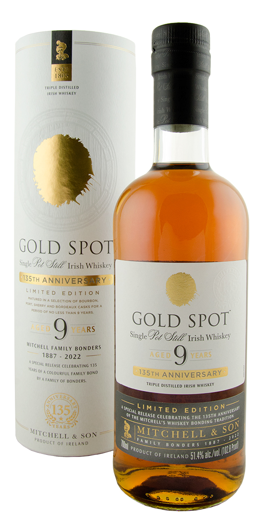 Gold Spot 9yr Single Pot Still Irish Whiskey 