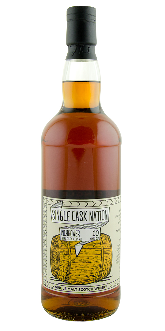 Single Cask Nation Inchgower 10yr Speyside Single Malt Scotch Whisky 