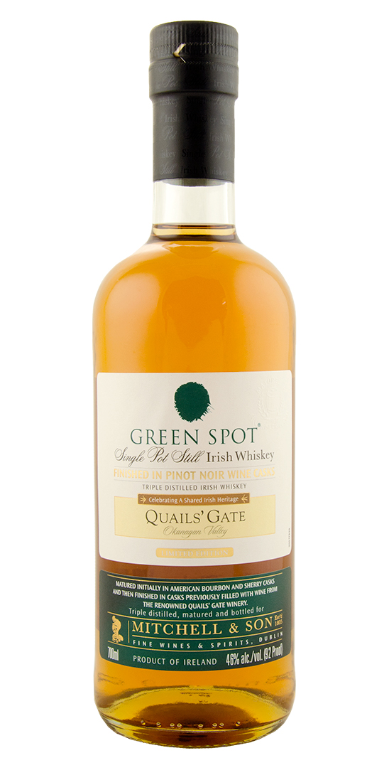 Green Spot Quails’ Gate Single Pot Still Irish Whiskey 