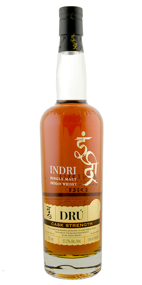 Indri Dru Cask Strength Single Malt Indian Whisky 