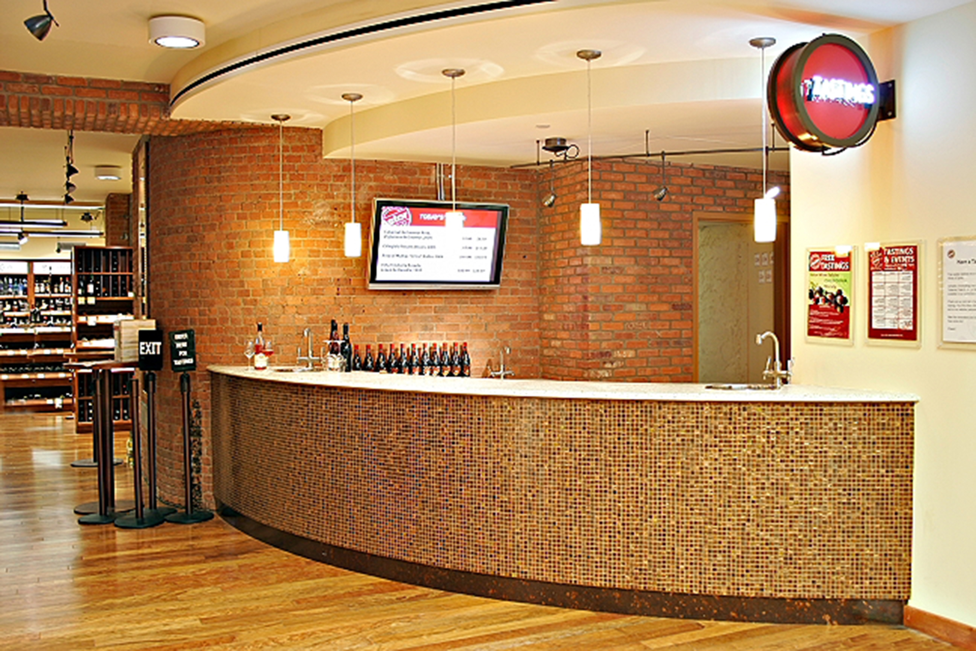 The tasting bar at Astor Wines & Spirits.