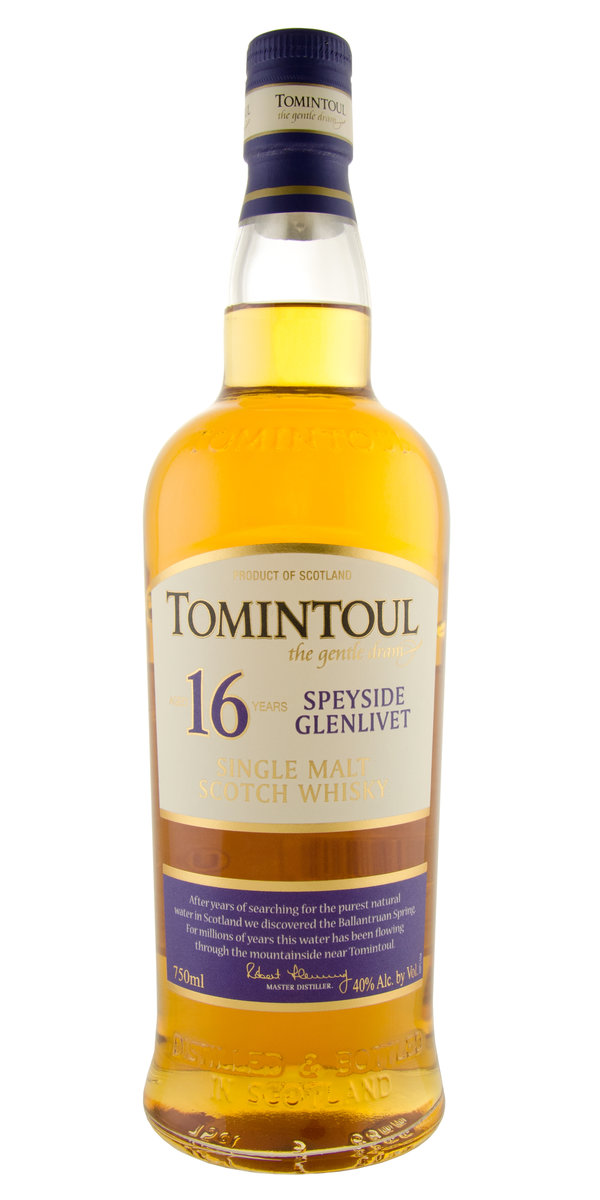 Tomintoul 12Yr Oloroso Sherry Finish Speyside Single Malt Scotch