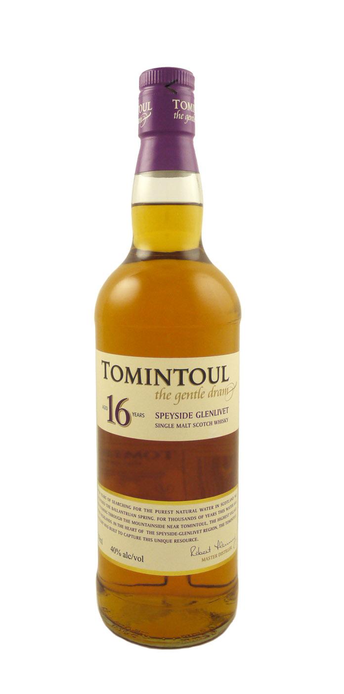 Tomintoul 16 Yr. Speyside Single Malt Scotch Whisky                                                 