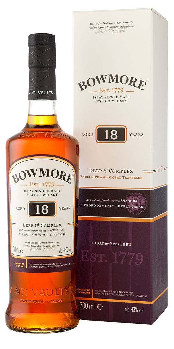 Bowmore 18 Yr. Scotch