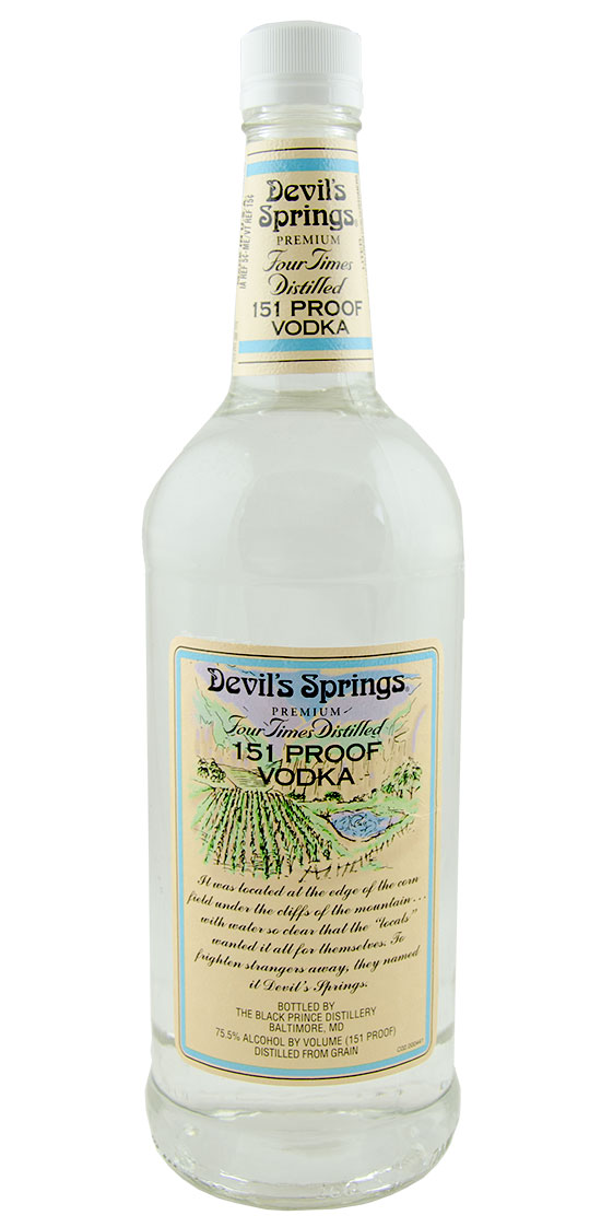 Devils Spring Vodka 151°