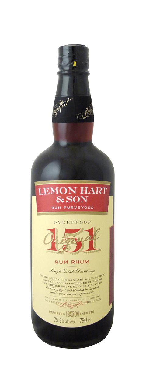 Lemon Hart 151° Overproof Demerara Rum