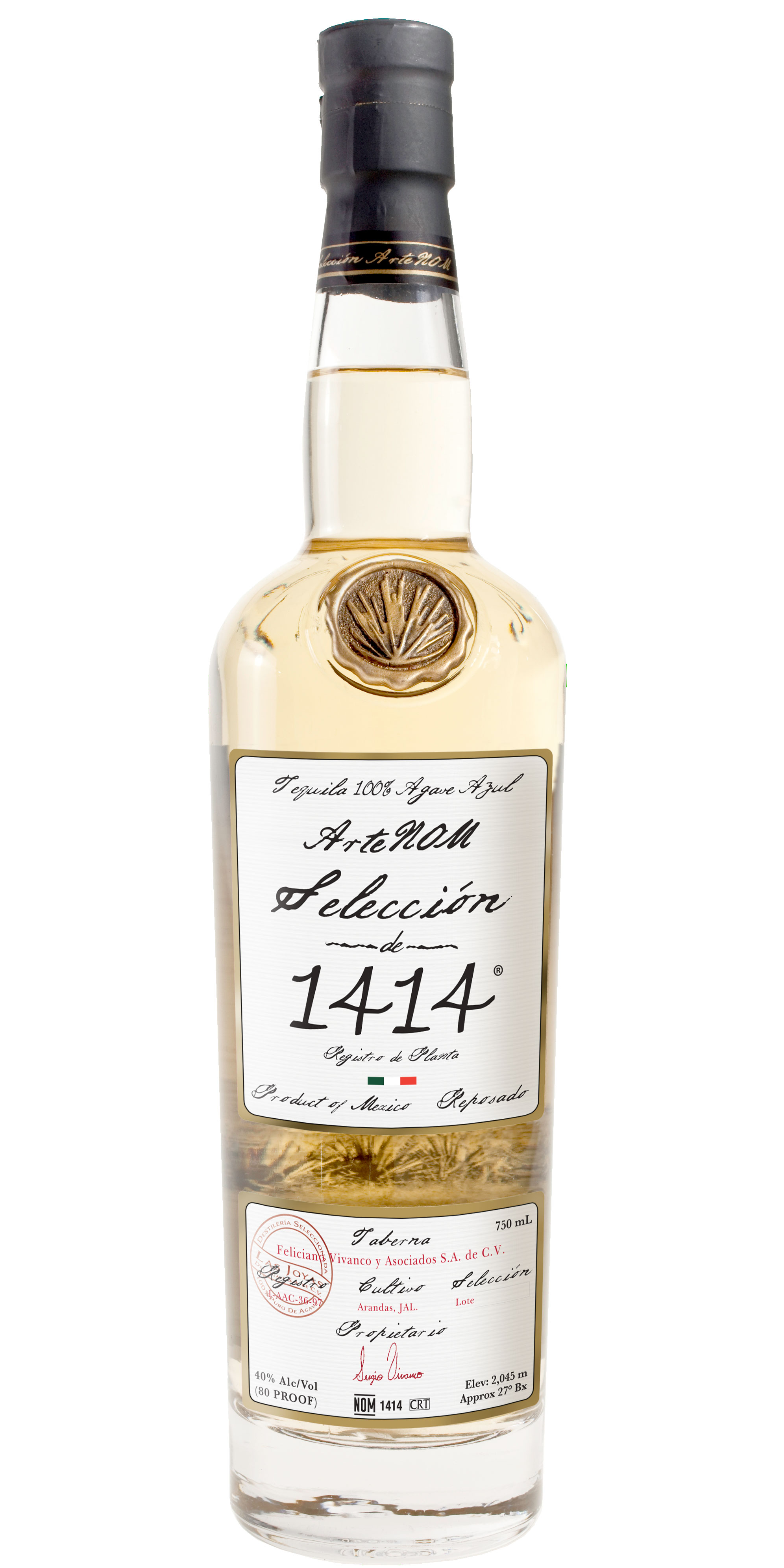 ArteNOM Selección 1414 Reposado Tequila