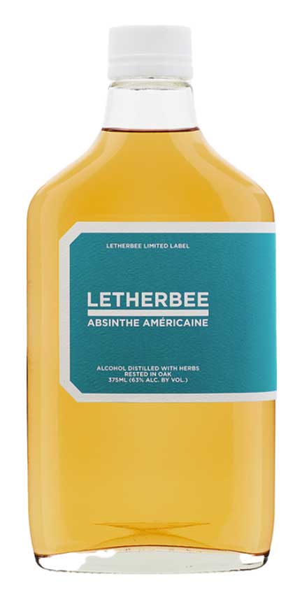 Half-Bottle of Letherbee Charred Oak Absinthe Brun