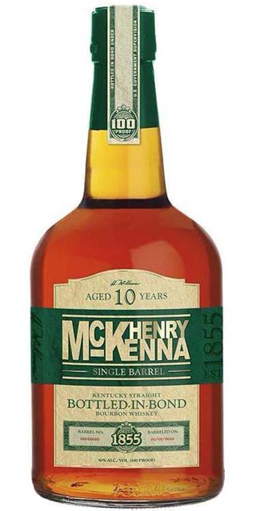Henry McKenna 10yr Single Barrel Bottled in Bond Kentucky Straight Bourbon Whiskey                  