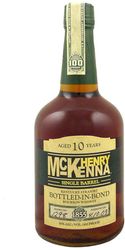 Henry McKenna 10yr Single Barrel Bottled in Bond Kentucky Straight Bourbon Whiskey                  