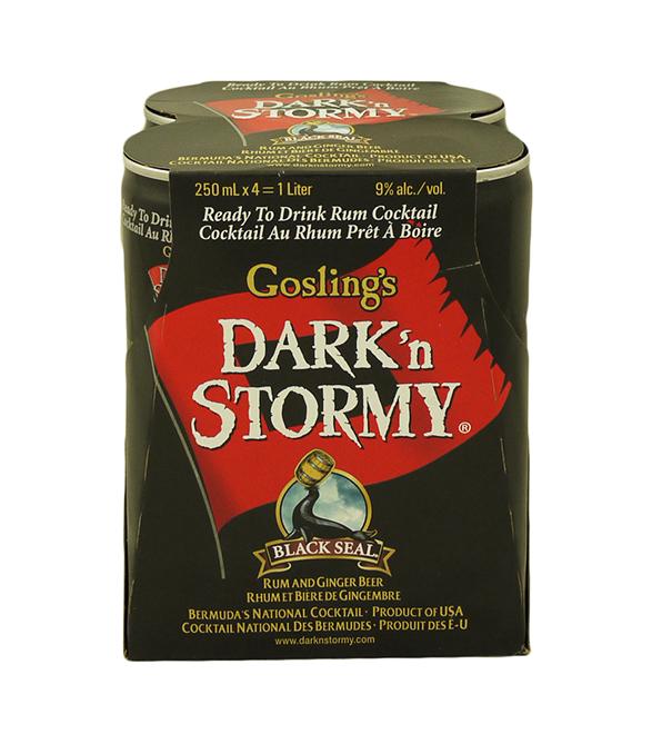 Gosling's Dark'n Stormy Cocktail Rum 4pk