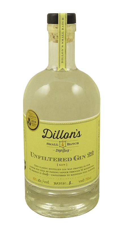Dillon's Small Batch Unfiltered Gin 22                                                              