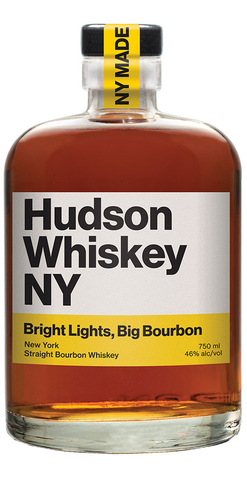 Hudson Whiskey Bright Lights, Big Bourbon Straight Bourbon Whiskey