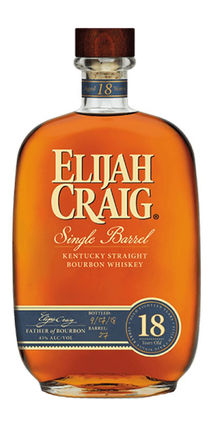Elijah Craig 18yr Single Barrel Bourbon