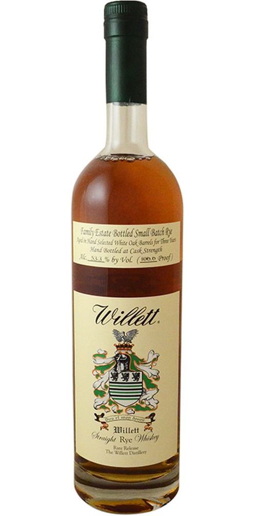 Willett 3yr Straight Rye Whiskey 