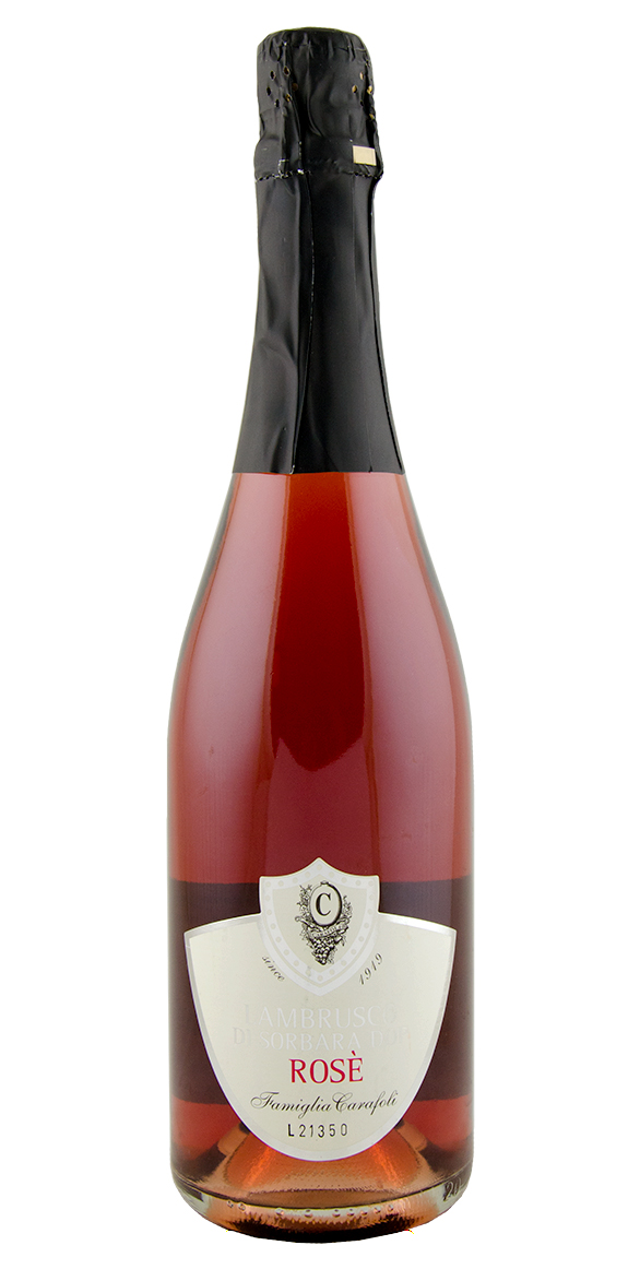 Lambrusco di Sorbara Rosé, Extra Dry, Carafoli