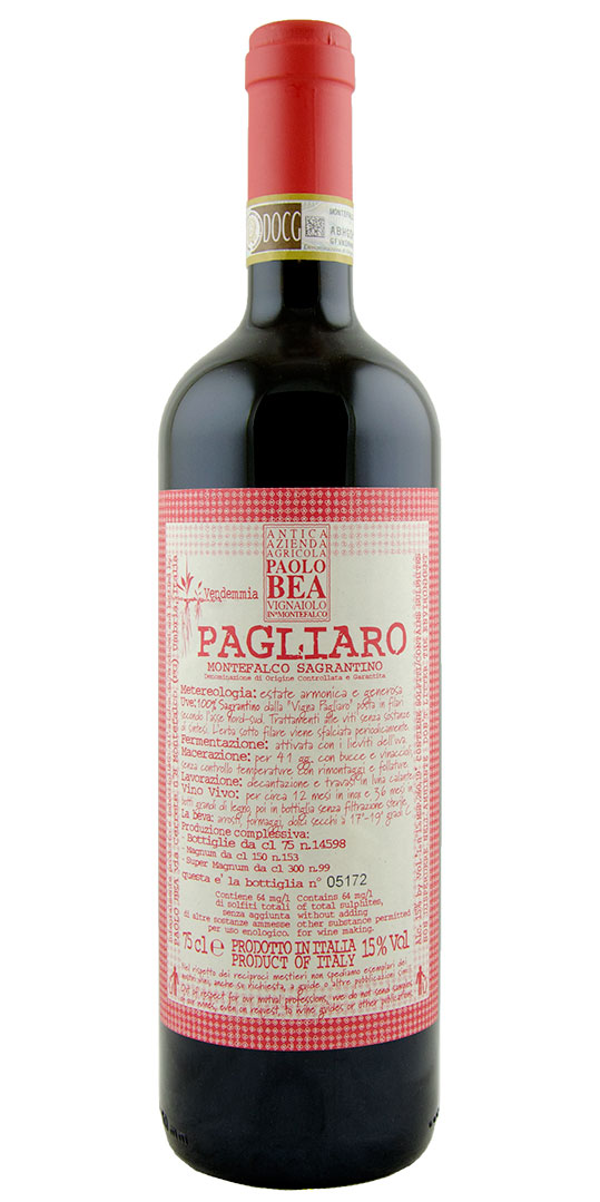 Sagrantino "Pagliaro", Paolo Bea