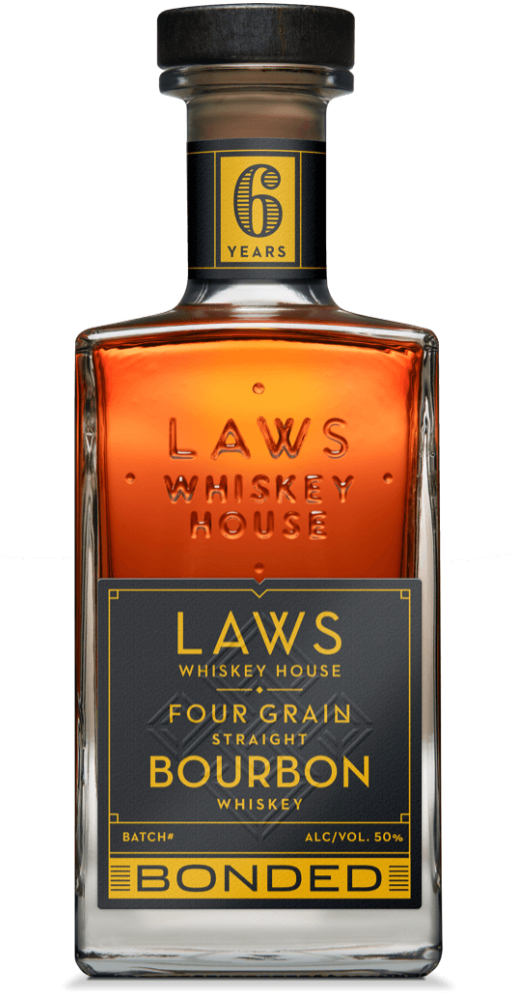 Laws Four Grain Straight Bonded Bourbon   