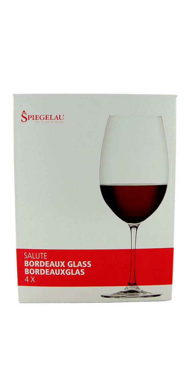 Spiegelau, Bordeaux "Salute" Glasses, 4 pack(4720177)