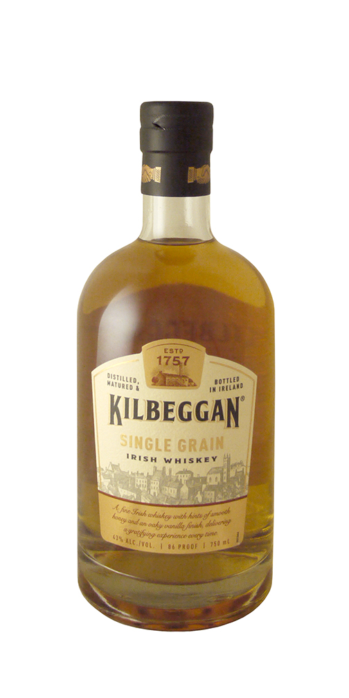 Kilbeggan Single Grain Irish Whiskey 