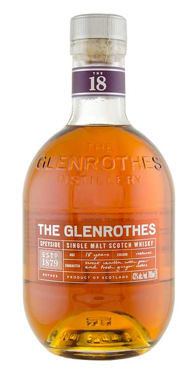 Glenrothes 18yr Speyside Single Malt Scotch Whisky
