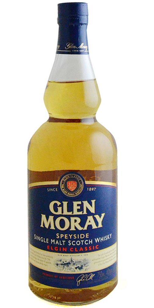 Glen Moray Elgin Classic Single Malt Scotch Whisky                                                  