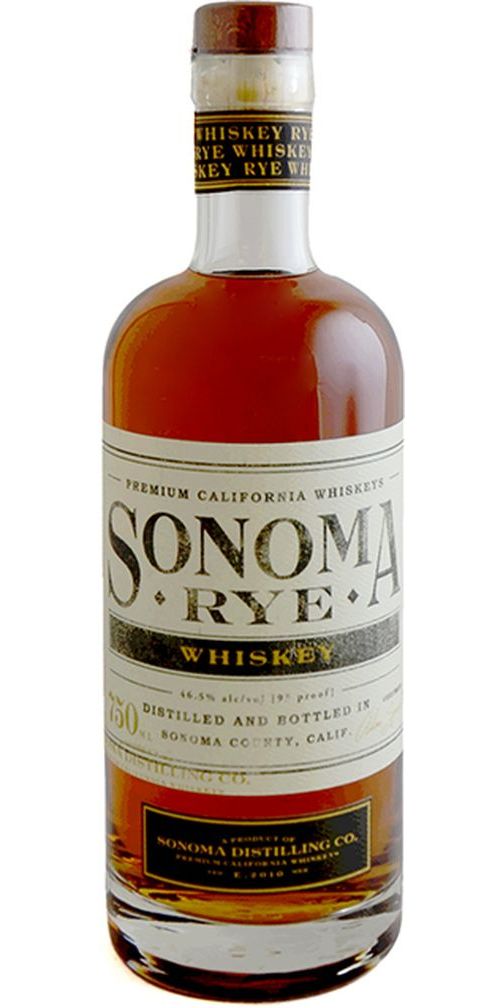 Sonoma Distilling Rye Whiskey 