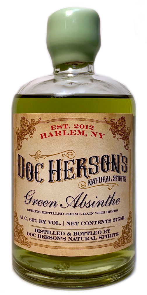 Half-Bottle of Doc Herson's Natural Green Absinthe 