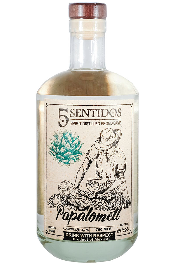 Cinco Sentidos Papalometl Mezcal 