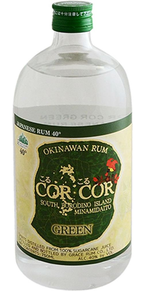 Cor Cor Okinawan Rum Green Label 
