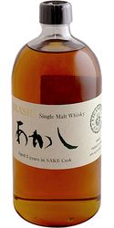 White Oak Akashi Sake Cask Single Malt Japanese Whisky 