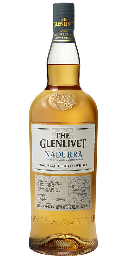 The Glenlivet Scotch Single Malt Nadurra Peated Whisky Cask Finish