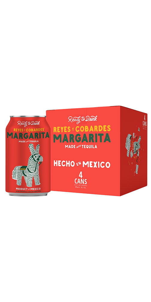 Reyes y Cobardes Sparkling Canned Margarita 4pk 