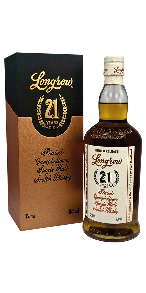 Longrow 21yr Single Malt Scotch Whisky 
