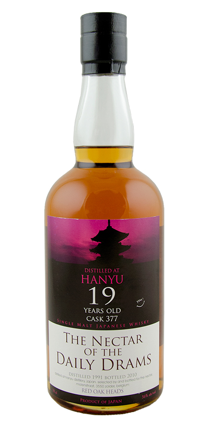 Hanyu 19yr Cask 377 The Nectar of Daily Drams Red Oak Japanese Whisky