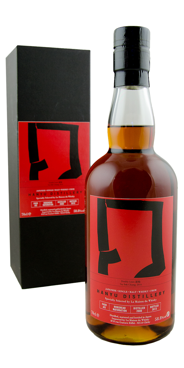 Hanyu Single Cask #63 Tay Bak Chiang 2015 Double Lines Single Malt Japanese Whisky