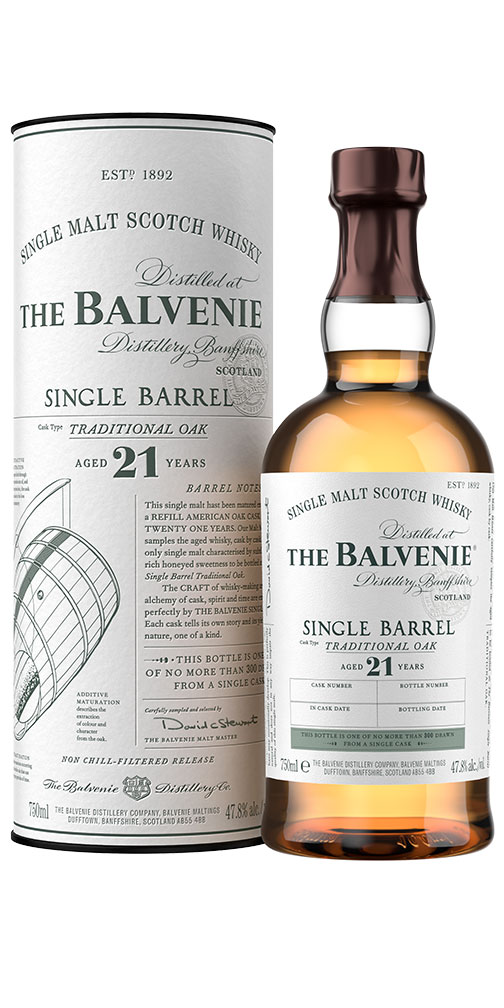 The Balvenie 21yr Single Barrel Scotch Whisky 