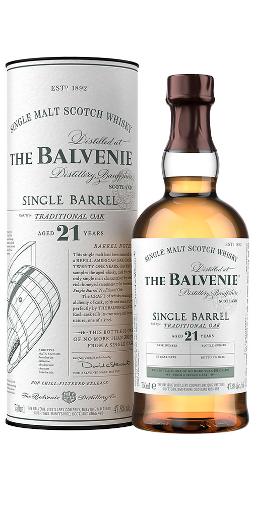 The Balvenie 21yr Single Barrel Scotch Whisky