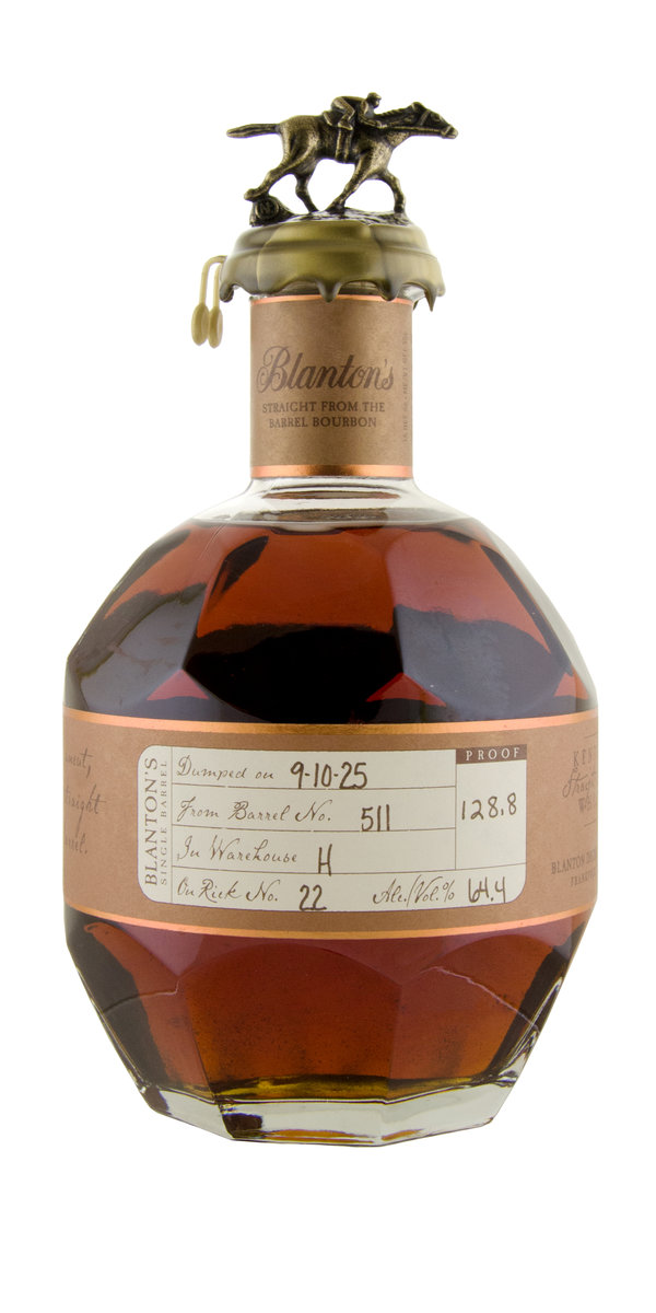 Blanton's Bourbon Straight From The Barrel Single Barrel #140 Kentucky Bourbon Whiskey