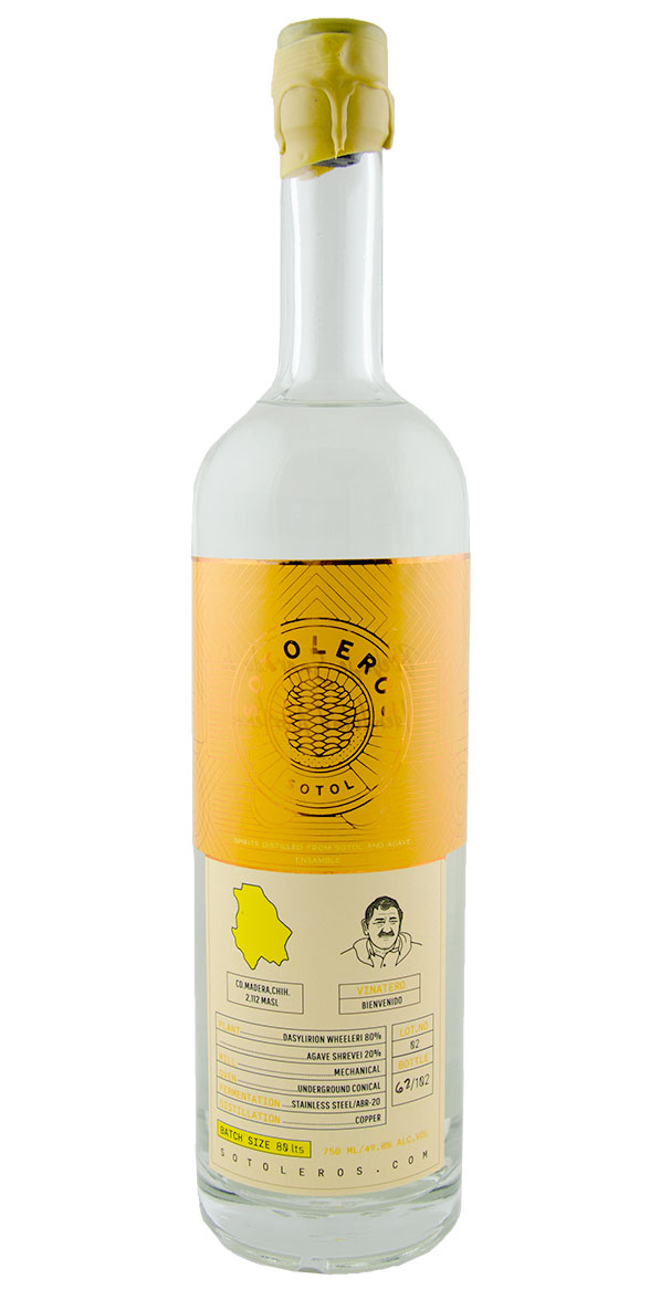 Sotoleros Bienvenido Lot No.3 Agave Spirit