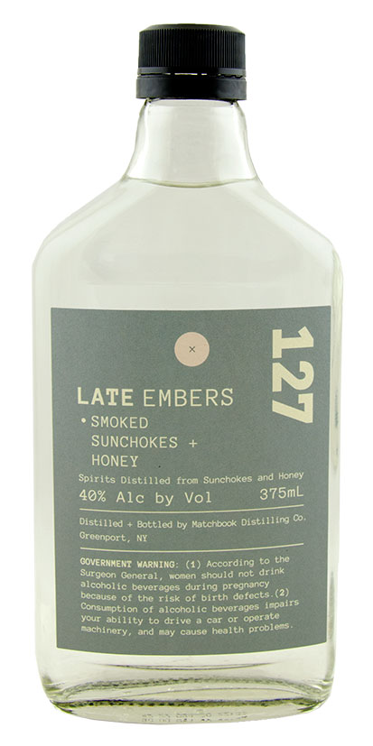 Late Embers Smoked Sunchokes & Honey Spirit by Matchbook Distilling Co.