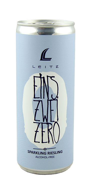 Can, Sparkling Riesling, "Eins Zwei Zero", Non-Alcoholic, Leitz